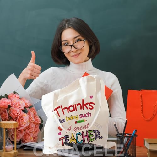 Set de 4 bolsas tipo tote para regalo a profesores miniatura 3