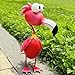 Kircust Flamingo Decor Yard Decorations Outdoor Garden Statue Outside Metal Bird Courtyard Art Pink Flamingos for Patio Backyard Porch Decoration