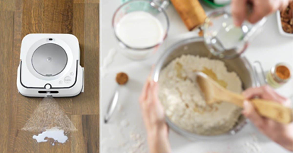 iRobot Braava Jet M6 Robot friegasuelos, Pulverizador de Chorro a presión, Friega, WiFi, App