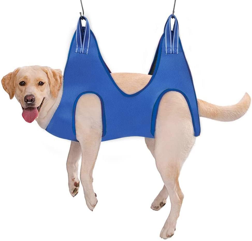 CBEX Dog Grooming Hammock Supplies Kit, Pet Grooming Hammock Restraint Bag Hanging Harness Pet Supplies Kit, Dog Hammock Helper 2 in 1 Cat Dog Hammock Helper Hanging Harness-image-33
