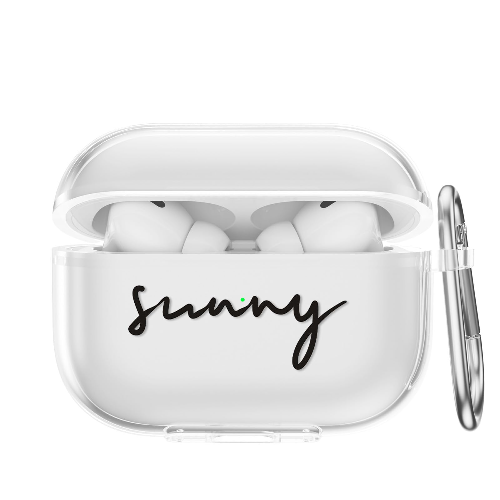 Coque AirPods Pro antichoc en TPU transparent avec motif imprimé