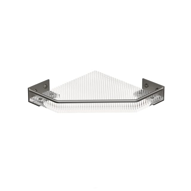 Corner Shower Caddy Shelf Basket Rack Rust Proof Aluminum Bathroom Shelf Shampoo Holder No Drilling Size Single layer