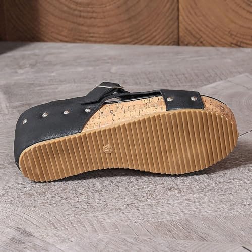 Women's Open Toe Orthopedic Platform Wedge Sandals Espadrilles Wedges Sandals Dressy Casual Boho Summer Beach Ladies Shoes3