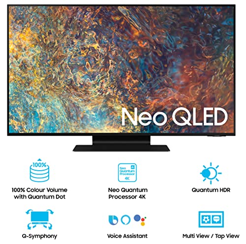 Image of Samsung 125 cm (50 inches) 4K Ultra HD Smart QLED TV QA50QN90AAKLXL (Black)