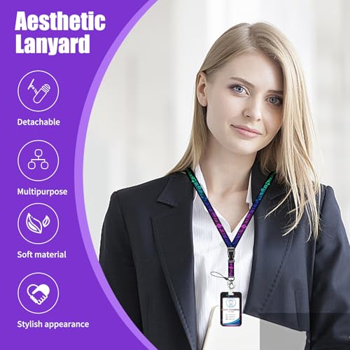 Buduozhi FASHIONABLE ID BADGE HOLDER Music Lanyards For Id Badges, Funny Music Teacher Gifts Retractable Badge Holder thumb #1