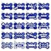 Unikat Branding | Erkennungsmarken im Singlepack | Hund, Katze und Herrchen | Hundemarke personalisiert I Beidseitig mit Gravur | Knochen | 38 mm