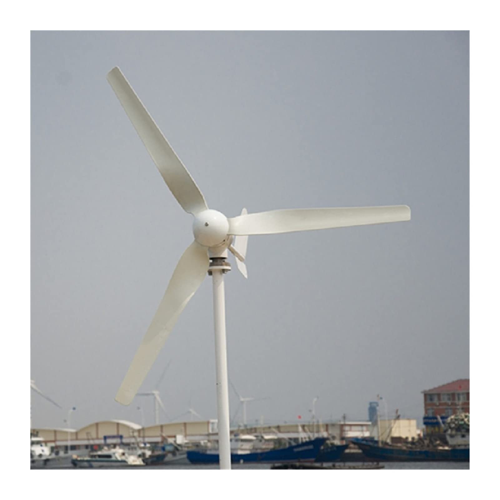 600W Horyzontalna turbina wiatrowa 24 V / 48V Opcjonalnie z regulatorem zasilania do ładowania lampy domowej(Without controller,3 BLADES_24)