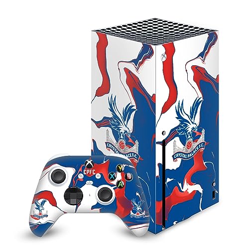 Peau vinyle Xbox Series X Crystal Palace FC anti-rayure pour joueur exigeant