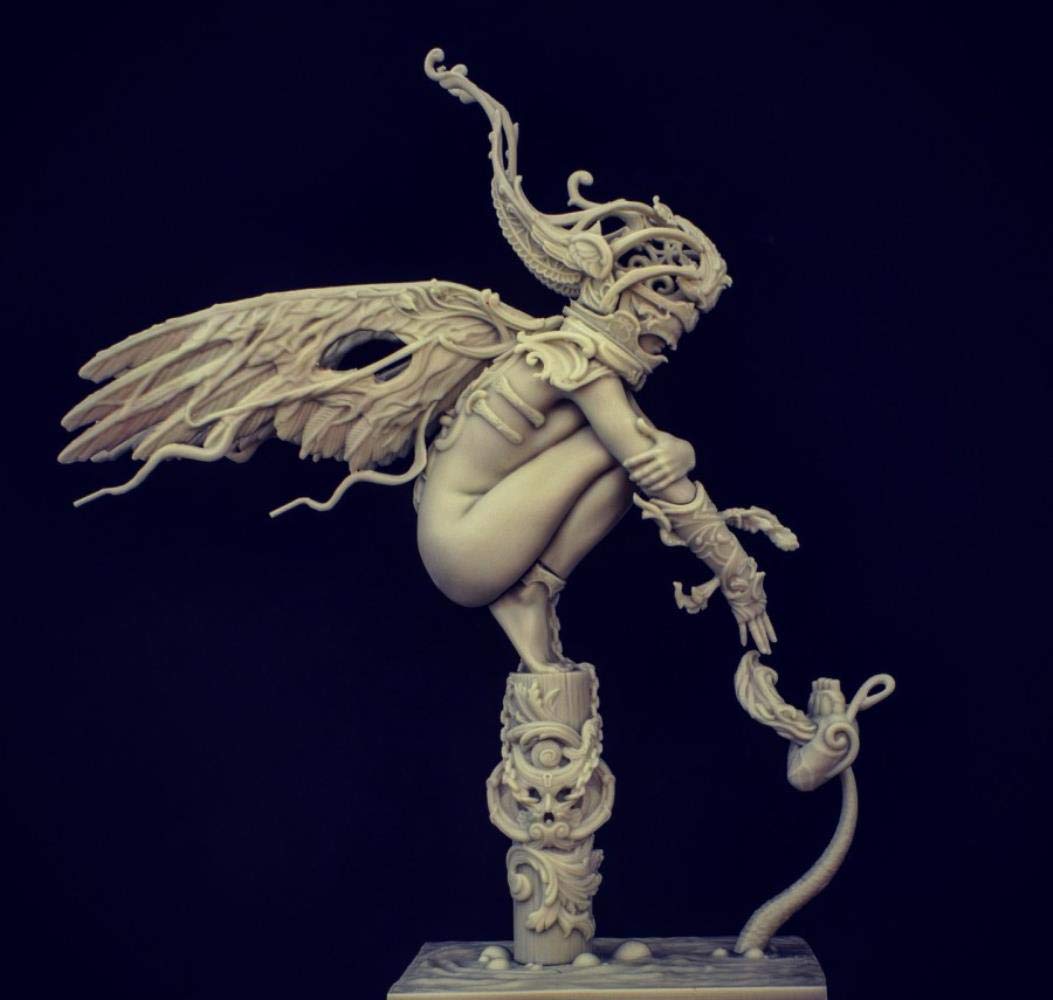 Miniature résine 90mm détails haute précision pour modélistes et peintres