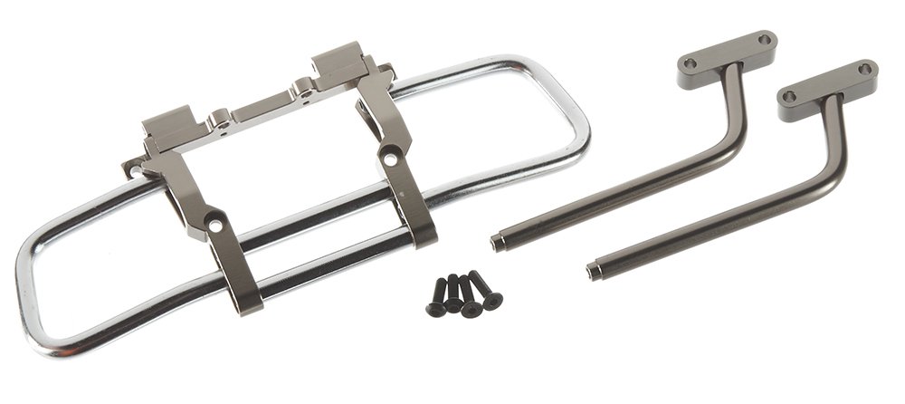 Integy RC Upgrades for Axial, Billet Machined Alloy Front Bumper Guard + Bull Bar for Axial 1/10 Wraith 2.2