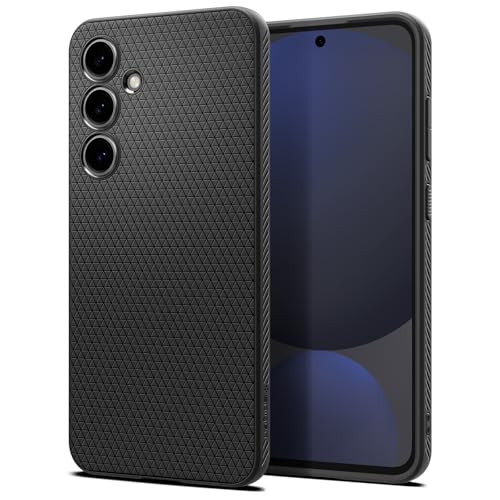 Image of Spigen for Galaxy S24 FE Case, Liquid Air [No Magnet Ring] [Military-Grade Protection] - Matte Black