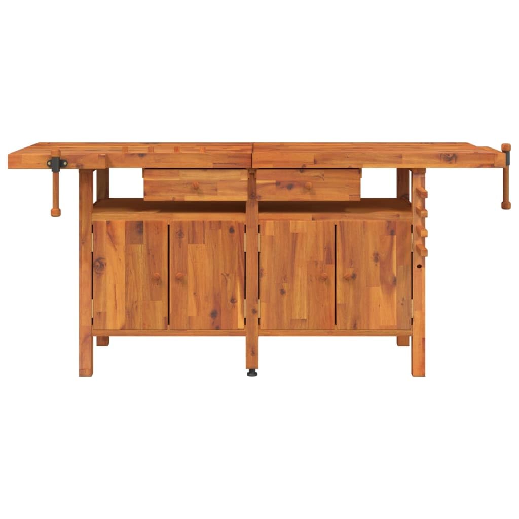 Genérico Banco de Trabajo cajones y Tornillos Banco Madera 192x62x83 cm,Bricolaje,Accesorios de Bricolaje,Organización y Almacenamiento de Herramientas,Mesas de trabajo-153326