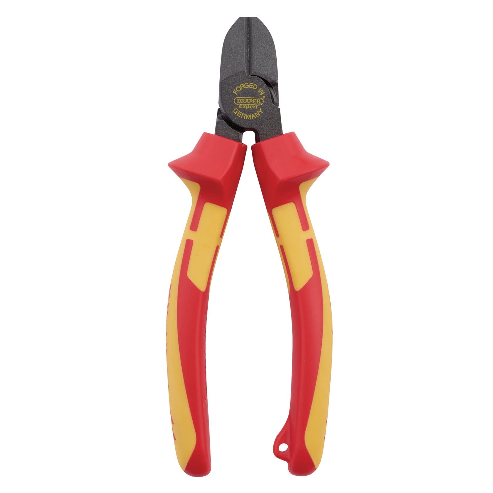 Draper 99502 XP1000 VDE Hi-Leverage Side Cutter, 160mm, Tethered, Red and Yellow - Image 2