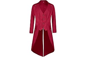 Red Tailcoat Costume for Men