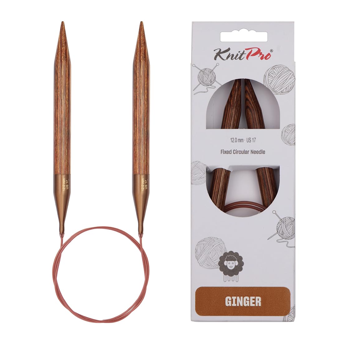 Knitpro Ferri Da Maglia, In Legno, Assortiti, 12 Mm-image