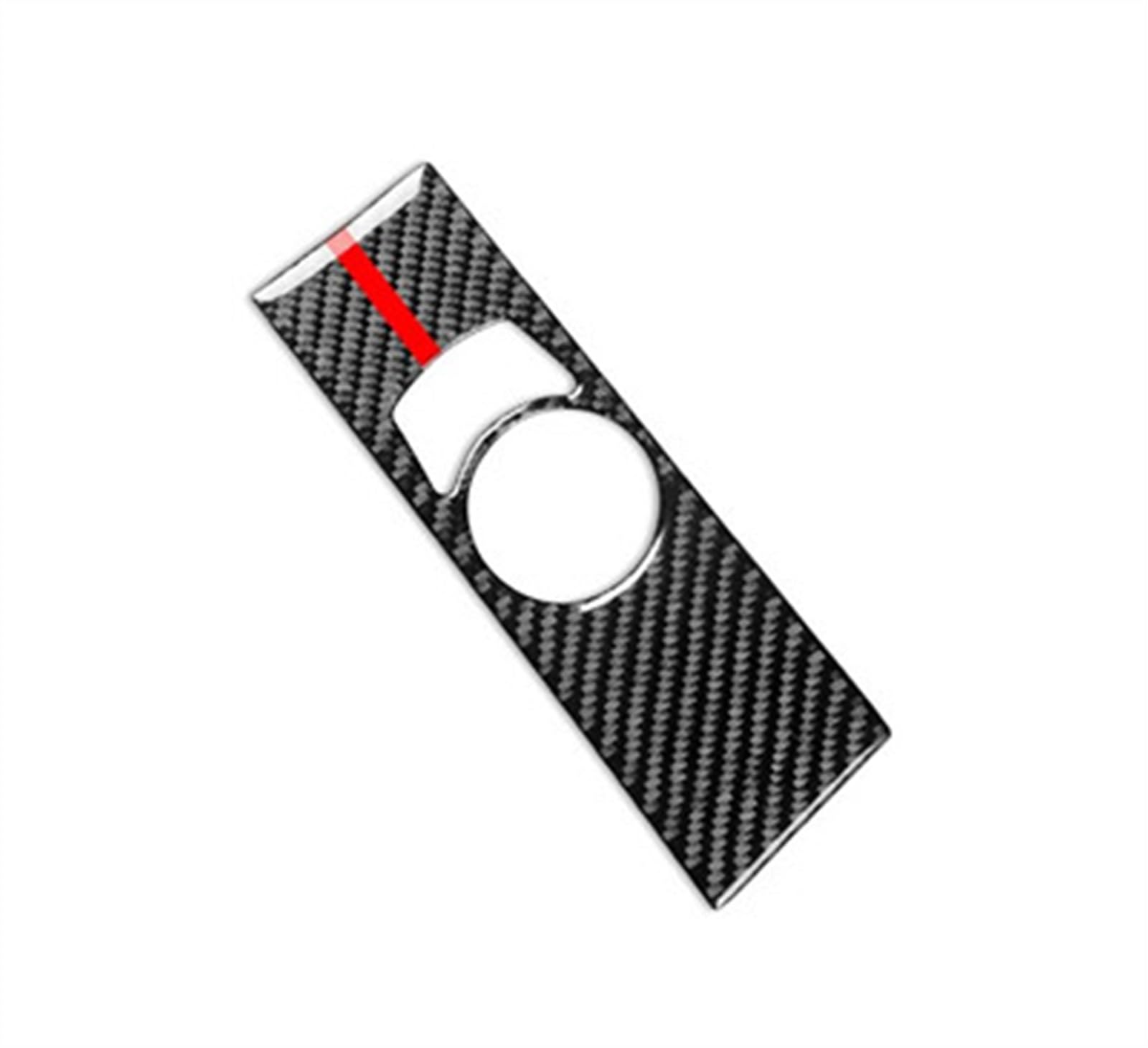 Yeskit B Real Carbon Fiber Car Interiors Headlight Switch Panel Trim Cover Decoration Sticker For 5 Series E60 2004-2007(B)