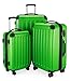 Produktbild HAUPTSTADTKOFFER - SPREE - 3er Trolley-Set Rollkoffer Reisekoffer, (S, M und L) Koffer-Set, 4 Doppel-Rollen, , Apfelgrün