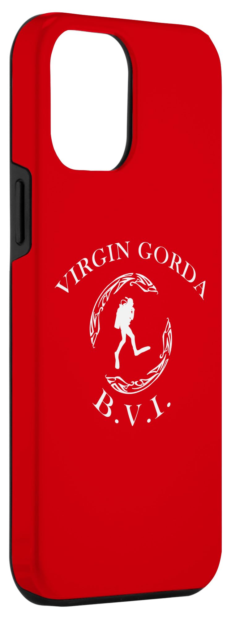 iPhone 14 Pro Max Virgin Islands Tortola Vintage Tribal Dive Case - Image 3