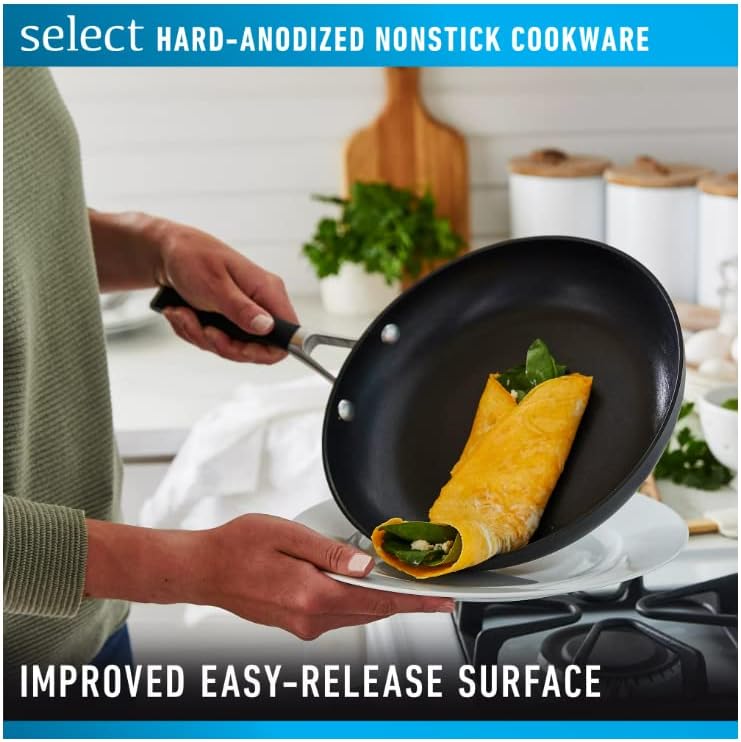 Calphalon 8-Piece Hard-Anodized Nonstick Cookware Set with AquaShield