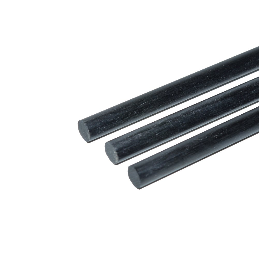 Buy Carbon Fiber Rods 5.5mm x 1000mm for Kites, RC Airplanes, and More