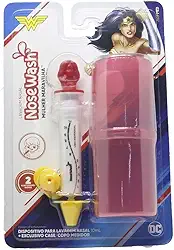 Seringa de Lavagem Nasal Para Bebês e Crianças + Copo Medidor NoseWash (Mulher Maravilha)