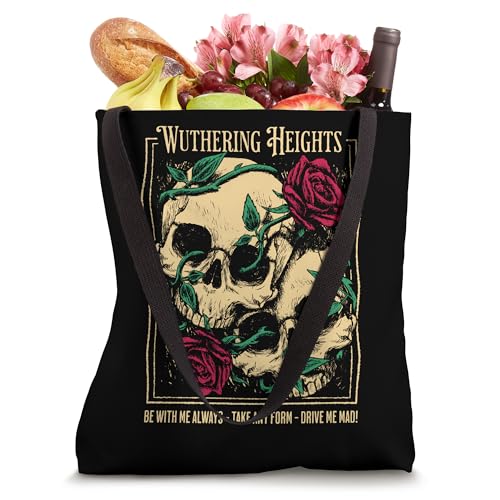 Bolso tote para amantes de la literatura clásica, estilo gótico, inspirado en Cumbres borrascosas miniatura 4