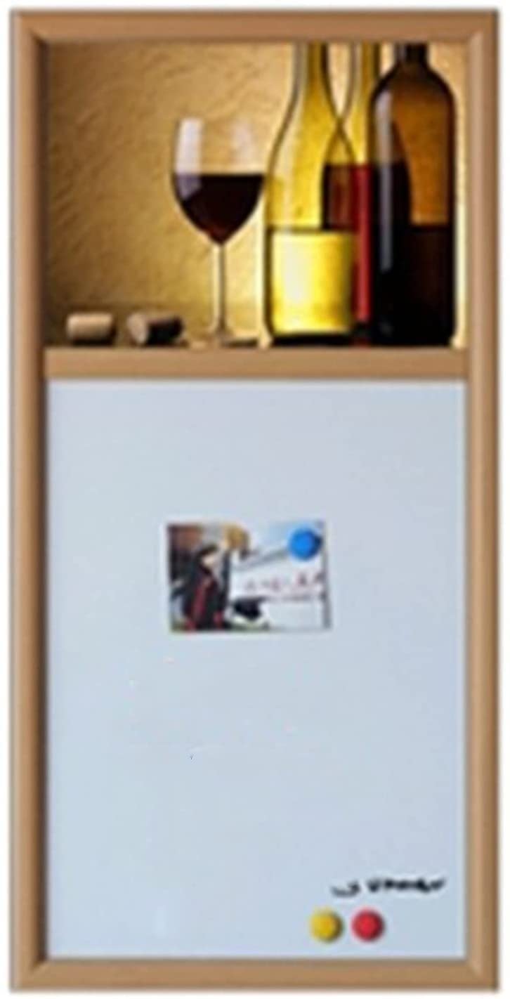 EPANO Tableaux noirs avec cadre en bois tableau combiné de peinture 30 x 60 cm tableau blanc tableau noir tableau en liège tableau à suspendre en option pour magasin décoratif (couleur : B, taille :