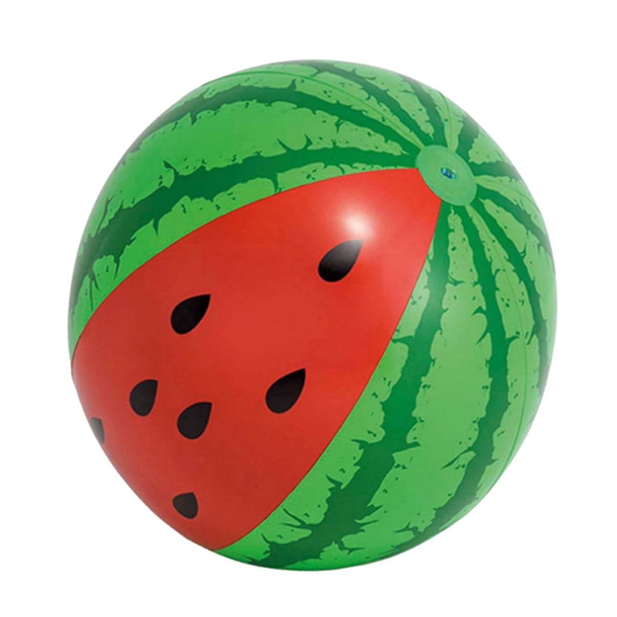 ibasenice Aufblasbarer Strandball mit Wassermelonen Design Großer Lustiger für Outdoor Aktivitäten Sommer Spaß im Freien