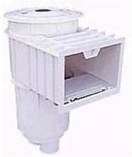 Sta-Rite 08650-5404 U-3 SwimQuip Inground Skimmer for Concrete Pools, 2 Inch Slip with 1 1/2 Inch Slip Reducers, White w/ Tan Lid & Frame, without Float