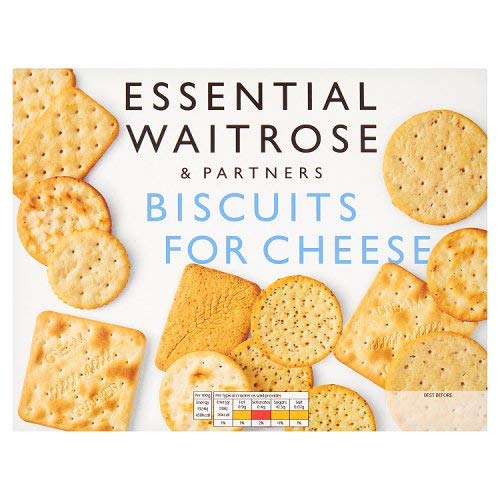 Essential Waitrose Biscuits For Cheese 300g Grocery & Gourmet Food