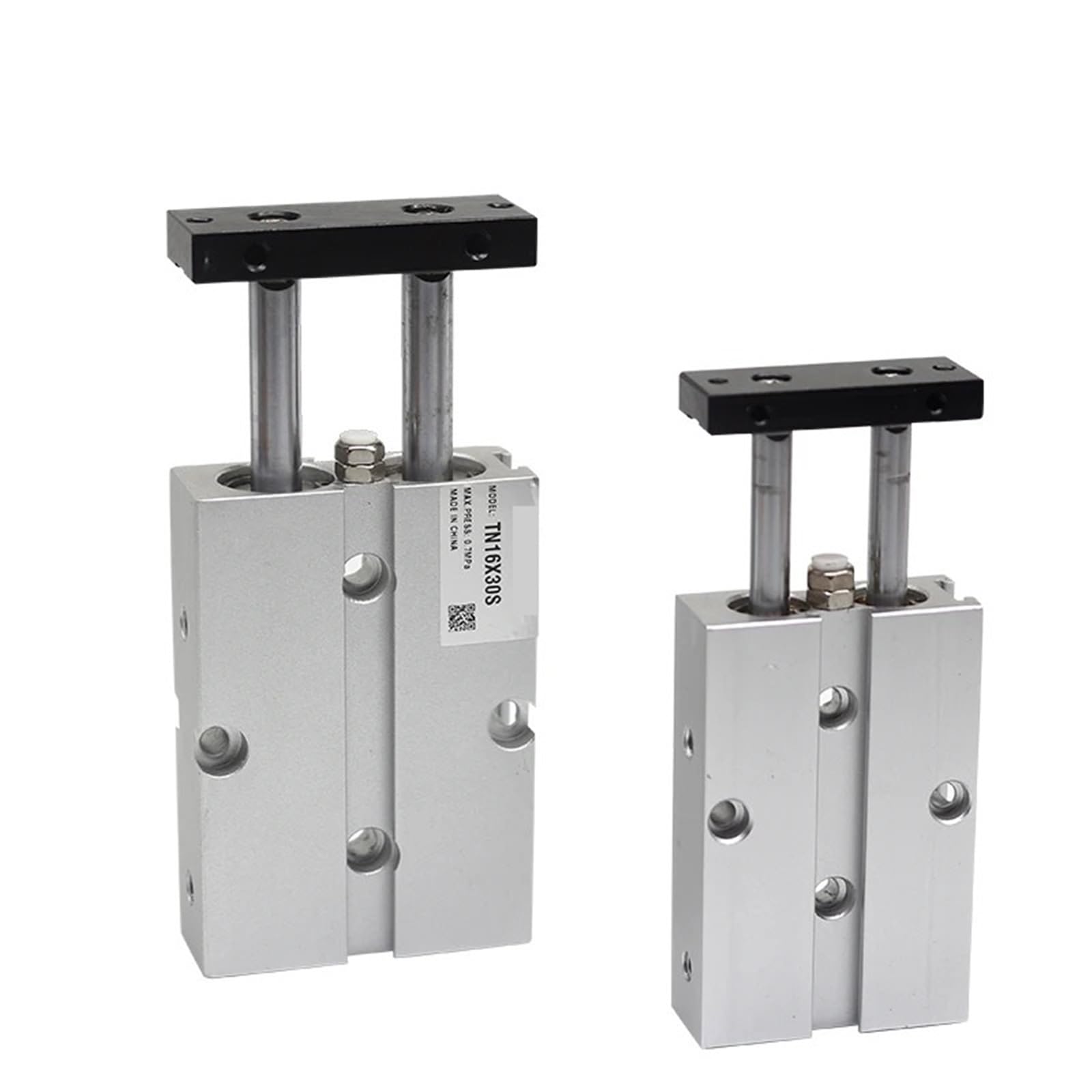 Jpvlcndj Tn16 1Pc Two Rod Cylinder With Magnet Air Pneumatic Cylinder Tn10x10s X20s Tn20x30s Tn32x40s Tn40x50s Tn50x60s(,25Mm Stroke)