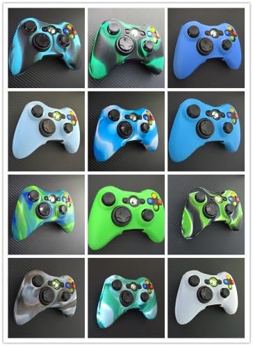 One Piece 1x for Xbox 360 Remote Controller Silicon Protective Skin Case Cover (Blue)