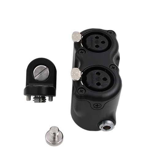 Miniatura 4 de Caja de audio XLR para RED Komodo-X V-Raptor XL, ARRI Alexa Mini, Z CAM E2 M4 F6 Cámara 2 entrada de nivel de línea, Mini 5 pines a XLR 3 pines