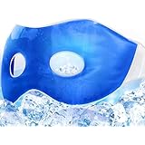 Unimi Gel-Schlafmaske für Damen & Herren, Innovative Kältetherapie-Augenmaske, Kühlende Augenabdeckung für Kopfs.