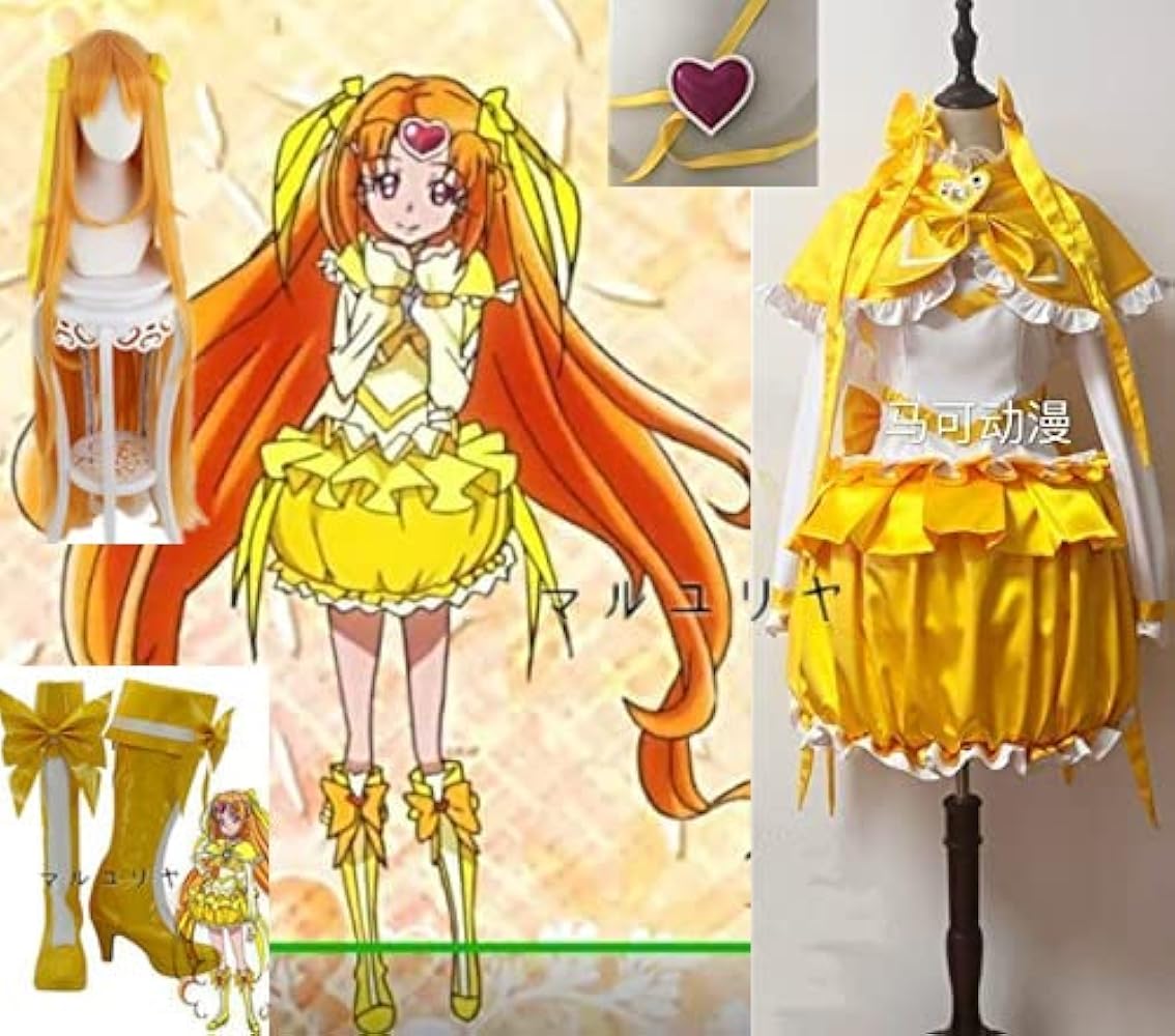 スイートプリキュア　キュアミューズ　コスプレ衣装 Amazon.co.jp: [マルユリヤ] スイートプリキュア キュアミューズ