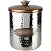 Buddy's Line Hammered Stainless Steel & Copper Top Treat Jar, 16 oz