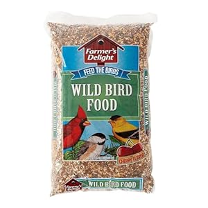 Wagner’s 53002 Farmer’s Delight Wild Bird Food with Cherry Flavor, 10-Pound Bag