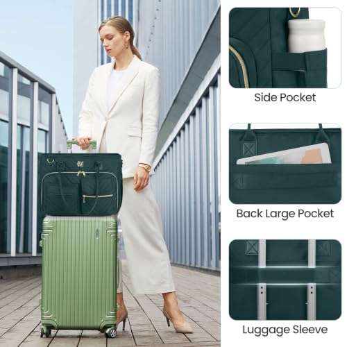 Image of Teacher Tote Bag for Women,Laptop Work Bag for Business Travel,Quilted Nurse Bible Computer Bag Briefcase Gift