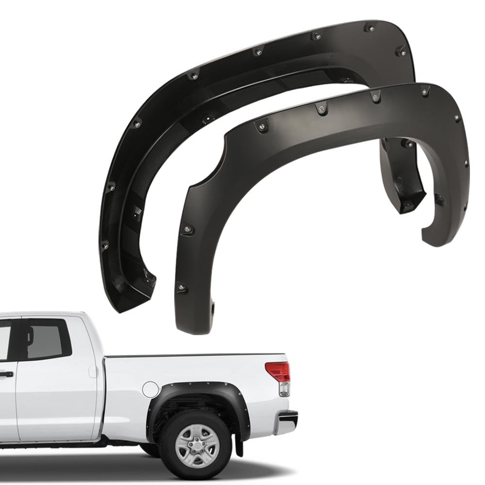 Pocket-Riveted Fender Flares 4PCS Fit Toyota Tundra 2007-2013