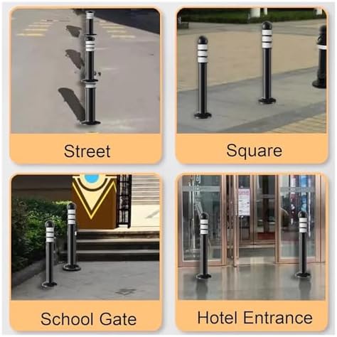 Portable Traffic Safety Cones with Reflective Collars for Parking Lot & Crowd Control - Durable, Lightweight, Ideal for Events, Road Safety, and Outdoor Use (1 Pack)