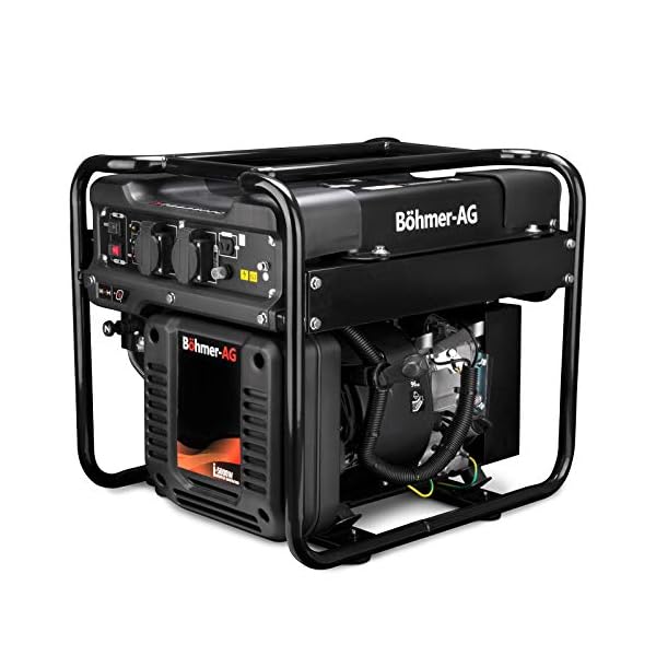 BöhmerAG i5000W Petrol Inverter Generator 3.0 Kw Clear Sine Wave