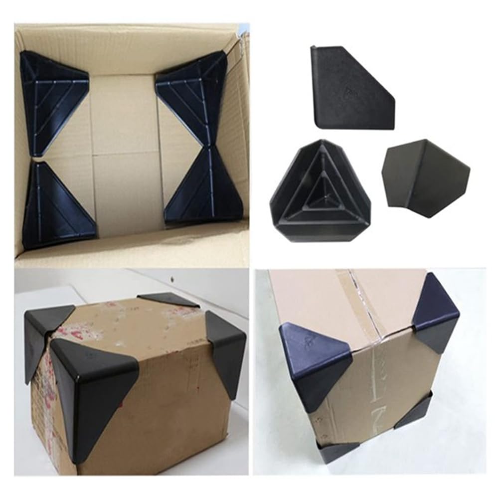 Versandkarton-Eckenkantenschutz für Kunststoffverpackungen, Eckenschutz, Verpackungseckenschutz für Kartons, Kisten, Möbel und Andere, 200 Stück