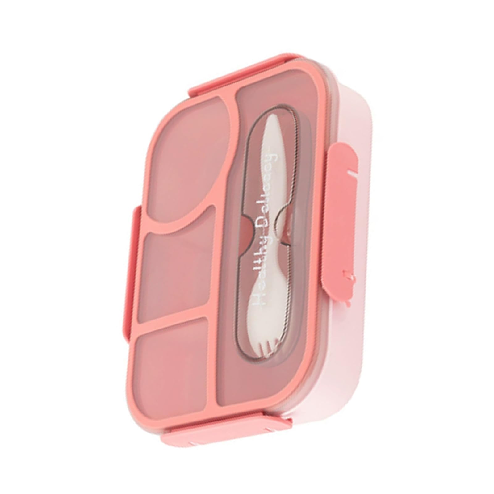 Kalttoy Microwave Safe Meal Preparation Container 4 Compartments Insulated Food Storage Box Leak Resistant with Handle Leak Proof Lunch Box
