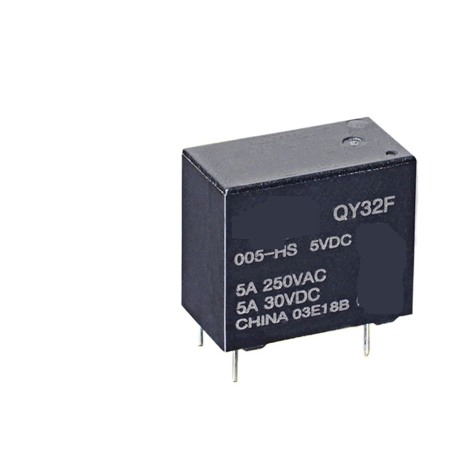 Relais électromagnétique 32F 10A 5V à 4 broches normalement ouvert pour circuit - 2