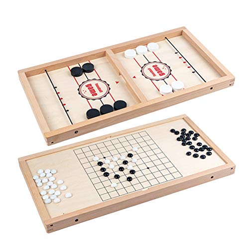 Freedomanoth Fast Sling Puck Game Portable Tabletop Toy Entretenimiento Familiar/Fiestas de cumpleaños/Navidad Cover