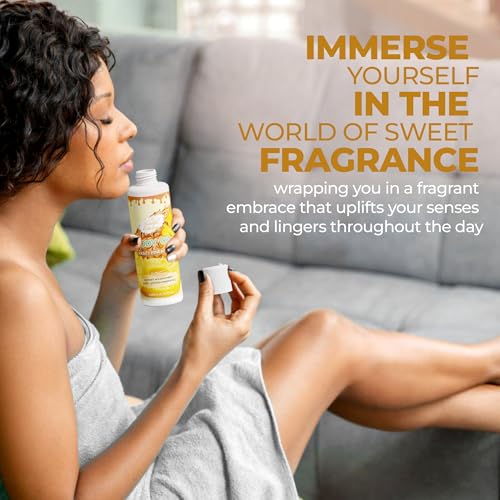 Image of Body oil designed for Deep Hydration to nourish, protect, and rejuvenate the skin while leaving it with a soft, radiant glow and a pineapple scent long -lasting fragrance jojoba oil and more 6.76oz