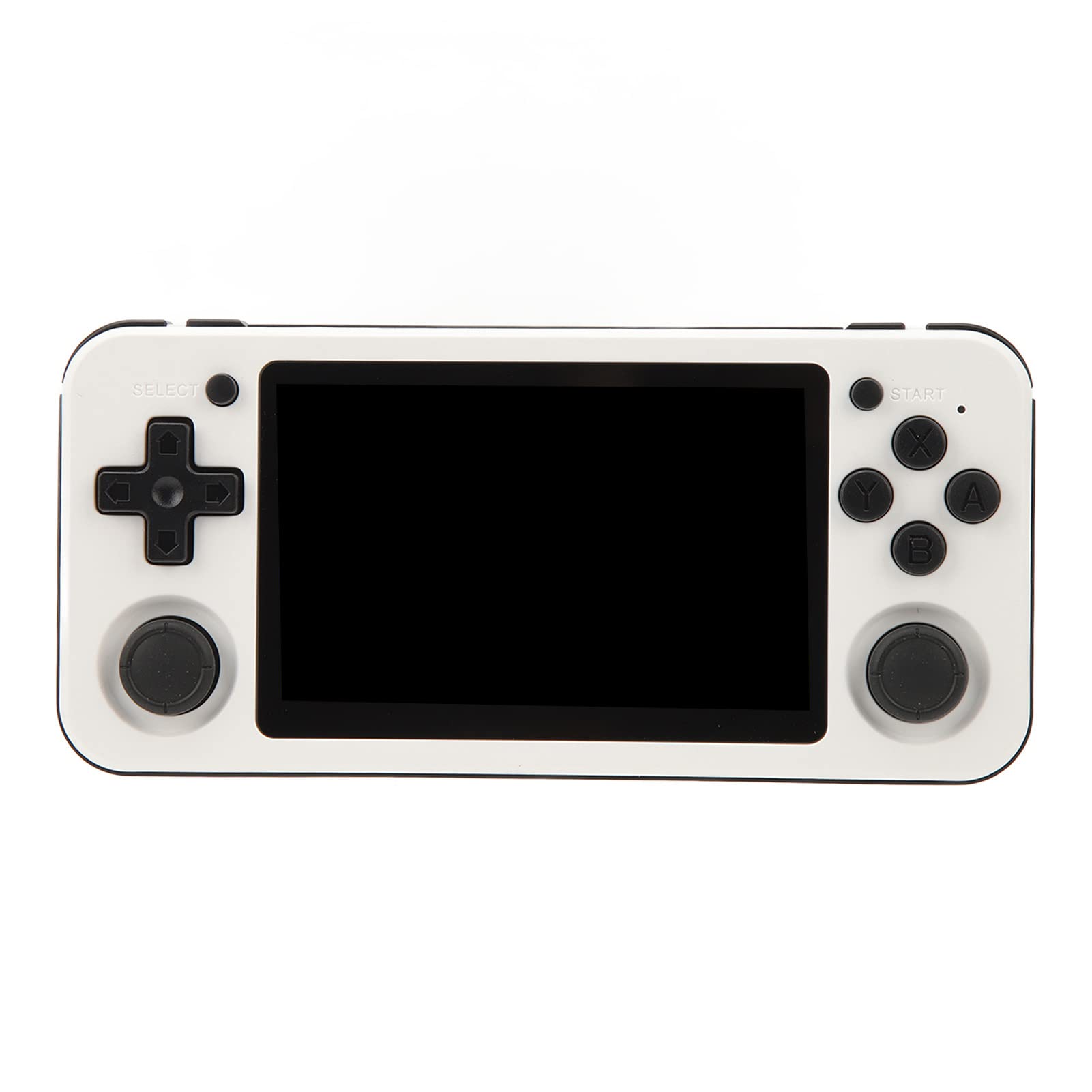 Acouto RG351P Handheld-Spielekonsole White High-Res Retro-Gaming-Maschine Vielseitig Altersgruppen Richtunglich Viele Su