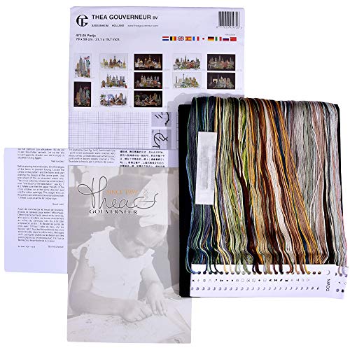 Image of Thea Gouverneur Cross Stitch Kit 31 inchX19.5 inch-Paris On Aida (18 Count)