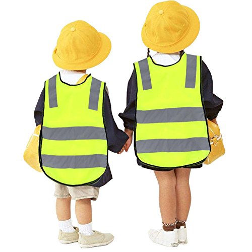 Preisvergleich Produktbild Warnweste Reflektorweste Reflektierende Weste Sicherheitsweste Pannenweste Sicherheits zubehör für Kinder von Sue Supply Zum Auto Laufen Motorrad Fahrrad