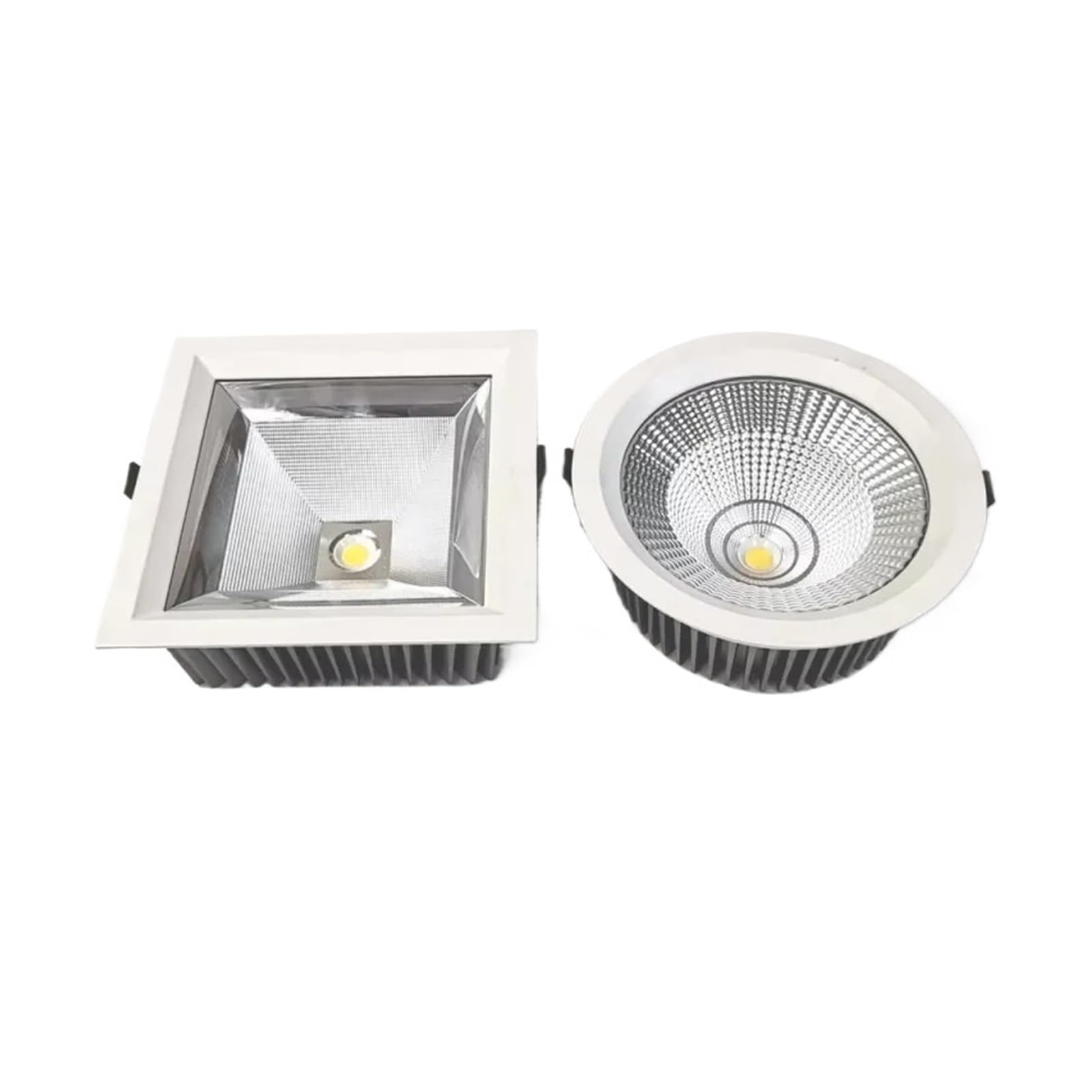 Genérico zhuguiming Foco empotrable LED COB, resistente al agua IP65, 10 W, 15 y 20, CA 90-260 V, antivaho, for baño, cocina, sauna, hotel(Neutral White 4000K,ROUND_30W)